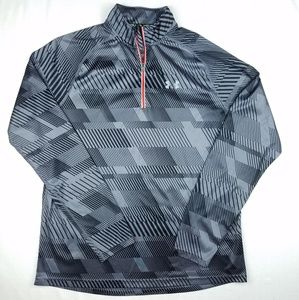 Under Armour run gray quarter zip jacket size XL
